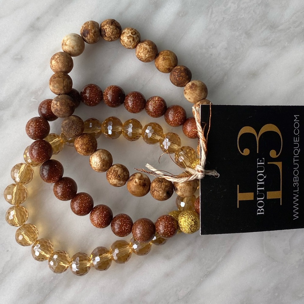 Beaded Bracelet Stack - Picture 2 of 3